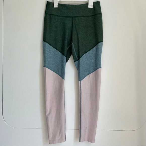 3/$39 Outdoor Voices Spring 7/8 tri color leggings M - Picture 2 of 5